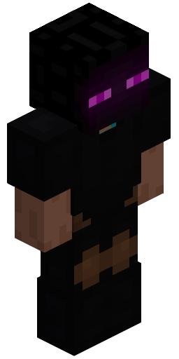 Enderman in its armour
